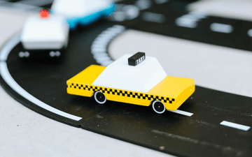Candylab - Speelgoedauto hout - Candycar Taxi
